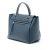 Celine B Celine Blue Calf Leather Micro Grained skin Belt Bag Italy