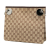 Gucci B Gucci Brown Beige Canvas Fabric GG Eclipse Crossbody Italy