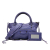 Balenciaga Purple Lambskin Motocross Classic First Satchel Italy