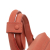 Jacquemus B Jacquemus Red Indian Red Nubuck Leather Leather Nubuck Le Chiquito Noeud Spain