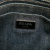 Prada B Prada Blue Navy Denim Fabric Small Canapa Bijoux and Grommet Satchel Turkey
