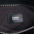 Fendi B Fendi Black Canvas Fabric Zucca Double Pocket Belt Bag Italy