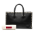 Valentino AB Valentino Black Calf Leather Rockstud Convertible Tote Italy