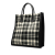 Saint Laurent B Saint Laurent Black Wool Fabric Plaid Rive Gauche North South Tote Italy