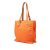 Hermès B Hermès Orange with Brown Canvas Fabric Toile Etriviere Shopping Tote France