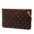 Louis Vuitton AB Louis Vuitton Brown Monogram Canvas Fabric Monogram Neverfull Pouch MM Spain