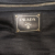 Prada B Prada Black Calf Leather Vitello Daino Frame Convertible Tote Italy