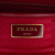 Prada B Prada Red Saffiano Leather Lux Bowling Bag Italy