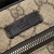 Gucci AB Gucci Brown Coated Canvas Fabric GG Supreme Clutch Italy