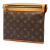 Louis Vuitton B Louis Vuitton Brown Monogram Canvas Fabric Monogram Saumur Messenger PM France