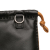 Hermès AB Hermès Black with Brown Lambskin Leather Leather Milo Lambskin Pilo Pouch France