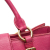 Miu Miu B Miu Miu Pink Dark Pink Goatskin Leather Madras Satchel Turkey