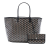 Goyard AB Goyard Black Coated Canvas Fabric Goyardine Saint Louis PM France