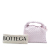 Bottega Veneta AB Bottega Veneta Pink Light Pink Calf Leather Mini skin Intrecciato Hop Satchel Italy