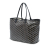 Goyard B Goyard Black Coated Canvas Fabric Goyardine Saint Louis PM France