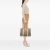 Gucci AB Gucci Brown Beige with White Coated Canvas Fabric GG Supreme Tote Italy