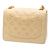 Chanel B Chanel Brown Beige Lambskin Leather Leather Mini Square Classic Lambskin Single Flap France