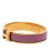 Hermès B Hermès Purple with Gold Enamel Other Narrow Clic H Bracelet PM France