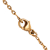 Hermès B Hermès Gold Gold Plated Metal Swift O Kelly Pendant Necklace France