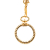 Chanel B Chanel Gold Gold Plated Metal Double Chain Loupe Magnifying Glass Pendant Necklace France
