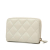 Chanel AB Chanel White Caviar Leather Leather CC Quilted Caviar Zip Coin Purse Spain
