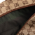 Gucci B Gucci Brown Beige Canvas Fabric GG Double Pocket Belt Bag Italy