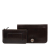 Hermès B Hermès Brown Dark Brown Calf Leather Swift Dogon Duo Wallet GM France