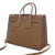 Saint Laurent AB Saint Laurent Brown Calf Leather Small Grained skin Sac De Jour Satchel Italy