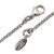 Chanel AB Chanel Silver Silver Plated Metal CC Rhinestone Pendant Necklace France