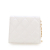 Chanel White Lambskin Leather Leather Mini Quilted Lambskin CC Enamel Heart Clutch With Chain Italy
