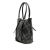 Burberry B Burberry Gray Dark Gray Canvas Fabric Shimmer Check Tote China