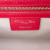 Christian Dior B Dior Red Lambskin Leather Leather Lambskin Cannage Milly La Foret Bag Italy