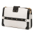 Louis Vuitton B Louis Vuitton White with Black Epi Leather Leather Epi Trunk Clutch France