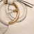 Gucci B Gucci White Ivory Calf Leather Twill Satchel Italy
