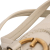 Gucci B Gucci White Ivory Calf Leather Twill Satchel Italy