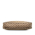 Gucci B Gucci Brown Beige Canvas Fabric GG Eclipse Shoulder Bag Italy