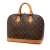 Louis Vuitton B Louis Vuitton Brown Monogram Canvas Fabric Monogram Alma PM France