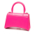 Balenciaga B Balenciaga Pink Dark Pink Calf Leather XS skin Hourglass Top Handle Bag Italy