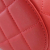 Chanel Red Small Quilted Lambskin Resin Elegant Chain Tubular Vanity Case France