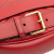 Gucci B Gucci Red Calf Leather Small GG Marmont Matelasse Belt Bag Italy