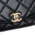 Chanel AB Chanel Black Lambskin Leather Leather Small Quilted Lambskin CC Coin Flap Italy