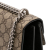 Gucci AB Gucci Brown Beige with Black Coated Canvas Fabric Small GG Supreme Dionysus Shoulder Bag Italy