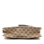 Gucci B Gucci Brown Beige Canvas Fabric GG Eclipse Crossbody Italy