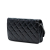 Chanel B Chanel Black Patent Leather Leather CC Quilted Patent Wallet On Chain Italy