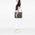 Prada B Prada Green Nylon Fabric Tessuto Gaufre Tote Italy
