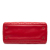 Christian Dior B Dior Red Lambskin Leather Leather Medium Lambskin Cannage Lady Dior Italy
