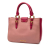 Miu Miu B Miu Miu Pink Goatskin Leather Bicolor Madras Satchel Italy