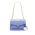 Bvlgari AB Bvlgari Purple Lavender Calf Leather Medium skin Serpenti Forever Shoulder Bag Italy