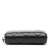 Chanel B Chanel Black Calf Leather CC Quilted skin Zipped Coin Purse Spain