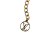 Louis Vuitton AB Louis Vuitton Gold Gold Plated Metal Essential V Pendant Necklace Italy
